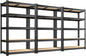 REIBII 2400LBS Storage Shelves 5 Tier Garage Shelving Heavy Duty Adjustable Garage Shelves, Utility Rack Shelf, Shelving Units for Storage Warehouse Pantry Closet, 35.5" W x 11.9" D x 72" H, 3 Pack