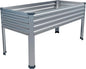 Galvanized Raised Garden Bed with Legs,48×24×30in Elevated Planter Box for Backyard,Outdoor Garden, Patio, Balcony, 350lb Capacity,Silver