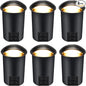 CLOUDY BAY [6 Pack] 5W Well Lights Low Voltage Landscape Lighting,12V-24V Waterproof Outdoor Side-lit Light,27-50K 5CCT In Ground Lights for Fence Pathway Deck, IP67 Rating, ORB,Transformer Excluded