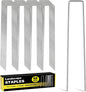 HongWay 60 Pack 12 Inch Landscape Staples, Tent Stakes Heavy Duty Galvanized 11 Gauge Garden Pins Ground Staples for Lawn Yard Fence Landscaping Fabric Outdoor Decorations