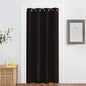 NICETOWN Blackout Doorway Curtain Drape 78 inch Long - Grommet Noise Reducing Thermal Insulated Solid Modern Window Treatments for Bedroom Closet (1 Panel, 52 x 78 Inch, Toffee Brown)