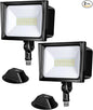 DEWENWILS 2-Pack 65W LED Flood Light Outdoor, 6670 LM Super Bright Security Lights Switch Controlled, IP65 Waterproof, 5000K Flood Lights Outdoor for Yard, Garage, Garden, UL Listed