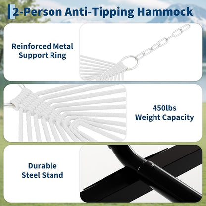Portable 2 Person Double Hammock - Image 7