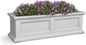 Mayne Fairfield 3-Foot Window Box – Self-Watering, Weather-Resistant Planter for Flowers – Durable Design for Outdoor Use, Perfect for Windows