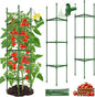 3 Pack Tomato Cages for Garden,Up to 51.2Inch Tomato Cage Trellis-Upgraded Hexagon Connector,Heavy Duty Adjustable Tomato Stake Support for Raised Garden Bed