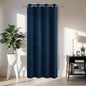 Joydeco Blackout Door Curtain for Doorway Privacy 84 Inches Long, Grommet Closet Curtain for Open Closet, Room Divider for Bedroom Living Room (Navy Blue, 52Wx84L, 1 Panel)