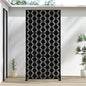 Casaphoria Metal Privacy Screen Outdoor, 72" H x 35" W Freestanding Decorative Privacy Screen for Patio Deck Balcony Garden with Stable Base, Black-Square