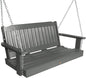 highwood Lehigh Porch Swing, 4 Feet, Coastal Teak