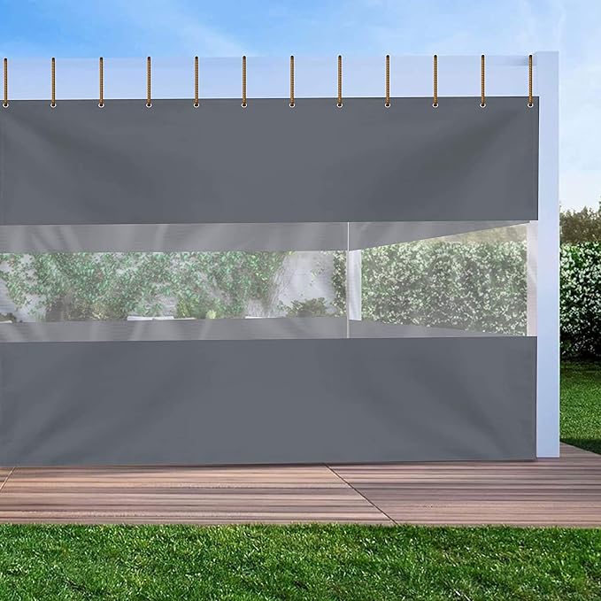 Covers & All Outdoor Clear Panel Curtain, 12 oz Vinyl Outdor Curtains - Image 5