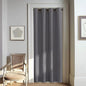 NICETOWN Grey Blackout Doorway Curtain 80 inch Length, Grommet Room Darkening Thermal Insulated Soundproof Window Treatments for Bedroom/Closet, W52 x L80, 1 Panel