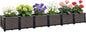 Large Planters for Outdoor Plants 14" Tall Planter Box, Raised Beds for Gardening Self Watering, Elevated Planter Box with Legs, Rectangular Garden Planters for Outdoor Plants Flowers, 94.4"L x 15.7"W