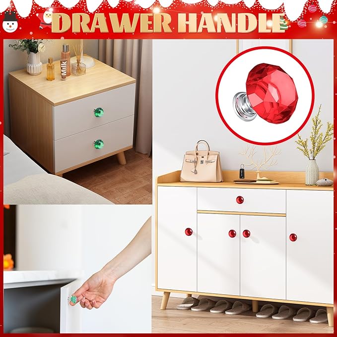 Decorative Garden Stakes DIY Fairy Wand Kit with Beads, Red Green White