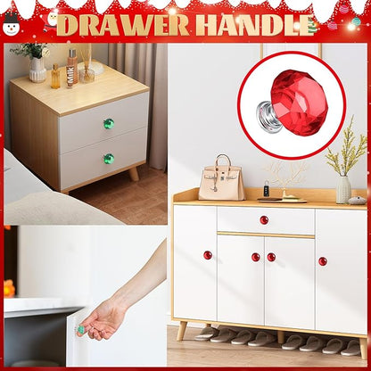 Decorative Garden Stakes DIY Fairy Wand Kit with Beads, Red Green White