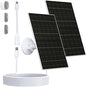 Zivif 7W Solar Panel for Arlo Essential 2K (2nd Gen), Essential XL Spotlight Cameras, USB-C Solar Charger with Micro USB Connector, IP66 Waterproof, 360° Adjustable Mount, 7.2ft Cable, 2 Pack