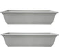 The HC Companies 24 Inch Mojave Window Planter Box with Drainage Holes, Lightweight UV-Resistant Plastic Outdoor Planters, 2-Pack Flower Box for Garden & Home Decor, Granite