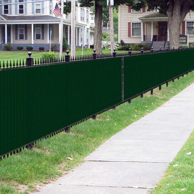 Sunnyglade 5 feet x 100 feet Privacy Screen Fence Heavy Duty Fencing Mesh Shade - Image 2