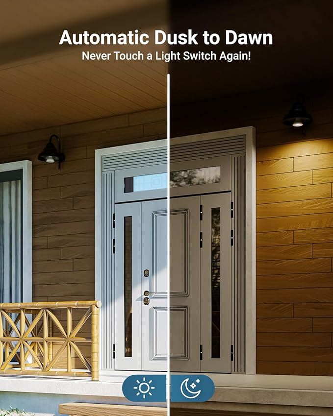 Sunco 12 Pack LED PAR30 Dusk to Dawn Light Bulb for Outside Porch, Patio, Backyard, 11W=75W, 850 LM, 5000K Daylight , Non-Dimmable, Photocell Sensor, UL