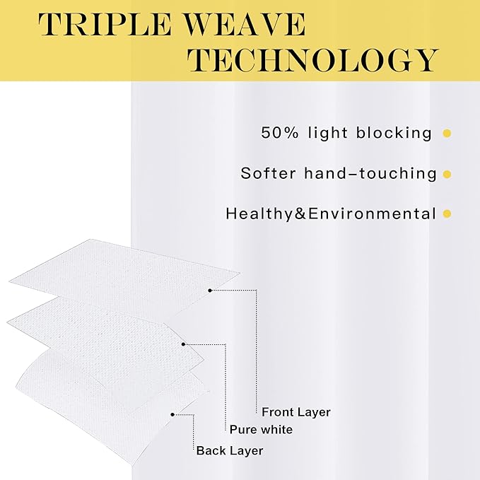 NICETOWN Blackout Curtains 63 inches Long for Living Room Bedroom, Grommet Thermal Insulated Room Divider Drape Window Treatment for Sliding Patio Door, W100 x L63, 1 Panel, White