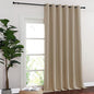 NICETOWN Blackout Sliding Glass Door Curtains, Room Darkening Thermal Insulated Curtains for Living Room Bedroom, Extra Wide Window Drapes, 1 Panel, W80 x L118, Taupe