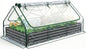 Quictent Raised Garden Bed Galvanized Raised Beds for Gardening Vegetables with Cover 8x4x1 ft Metal Planter Box Outdoor Use (Clear)