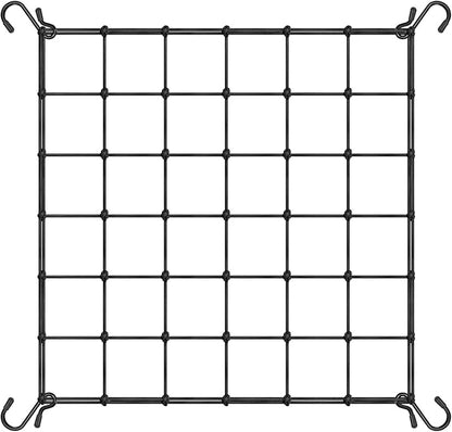 VIVOSUN 3 x 3Ft. Elastic Trellis Netting with 4 Hooks for Climbing Plants, Vegetables, Fruits, and Flowers, 1-Pack