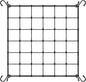 VIVOSUN 3 x 3Ft. Elastic Trellis Netting with 4 Hooks for Climbing Plants, Vegetables, Fruits, and Flowers, 1-Pack