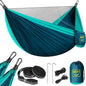 Camping Hammock Mosquito Net,Double & Single Portable Hammocks Hammocks with 2 Tree Straps,Hammock Tent for Travel Camping,Camping Accessories for Indoor Outdoor Hiking Backpacking Backyard Beach