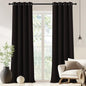 NICETOWN Blackout Drapery Curtain Panel 90 inches Long - Window Treatment Thermal Insulated Grommet Blackout Curtain/Drape for Bedroom Living Room (Toffee Brown, 1 Panel, 46 by 90 inches)