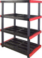 CX Craftsman 4-Tier Highly Durable Storage Rack, 4 Shleves That Support up to 200lbs/shelf, Organization and Storage, Weather-Resistant Design, Easy Assembly, American Made (55H x 40W x 24D)