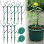 Grevosea 10 Pack Plant Support Stakes, Stackable Monstera Plant Supports for Indoor Outdoor Plants Garden Stakes Trellis for Climbing and Potted Plants Pothos Flowers
