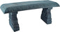 Arcadia Garden Products Outdoor Fiberclay Garden Bench for Patio, Porch, Park, Lightweight and Durable Outside Furniture Decor, Brushed Teal