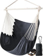 Chihee Hammock Chair Swing - Strong Metal, Collapsible, Portable, Max 500 lbs, Comfy Seat, Patio & Lawn, Cotton Blended, Indoor/Outdoor