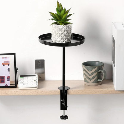 1 Pcs Window Sill Plant Shelf 7.9''D x 14.2''H Adjustable Window Shelf Windowsill Clamp Tray for Indoor Plants Metal Windowsill Extension Tray Planter Floating Shelves for Indoor Outdoor