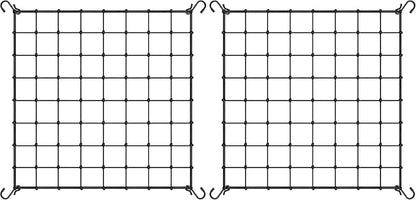 VIVOSUN 4 x 4Ft. Elastic Trellis Netting with 4 Hooks for Climbing Plants, Vegetables, Fruits, and Flowers, 2-Pack
