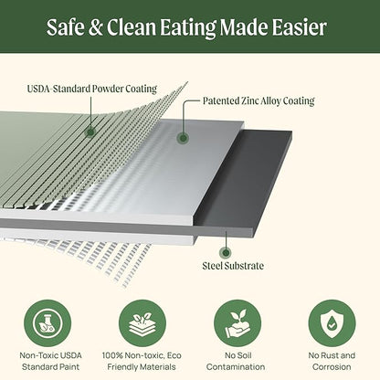 32" Extra Tall Raised Garden Bed Kits, 2 x 8 x 2.7ft Raised Planter Box Outdoor, 3.5 x 6.5 x 2.7ft Deep Root 9 in 1 Modular Metal Raised Beds for Gardening Vegetables Flowers Fruits -Terra Cotta