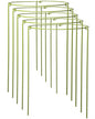 5-Pack Heavy Duty Plant Support Stakes, Metal Plant Ring Cages for Indoor Outdoor Plants, Adjustable Garden Stakes for Peonies, Monstera, Pothos, Hydrangea, Vines & Potted Plant (6" W x 11" H)