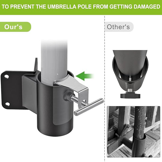 Heavy Duty Deck Railing Umbrella Holder