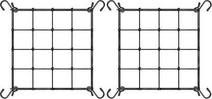 VIVOSUN 2 x 2Ft. Elastic Trellis Netting with 4 Hooks for Climbing Plants, Vegetables, Fruits, and Flowers, 2-Pack