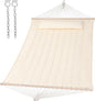 SUNCREAT Hammocks Replacement Hammock for Stand, 475 lbs Capacity, Two Person Backyard Hammock for Outside, Beige