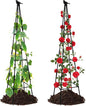 Lalahoni Garden Trellis for Climbing Plants, 67inch Tall Garden Obelisk Trellis for Climbing Potted Plant Outdoor Support Vine Flower Rose Vegetable Tomato Cucumber Trellis, Lightweight, 2 Pack