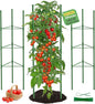 6 Pack Tomato Cages, 51.2in Tomato Plant Support Stakes Heavy-Duty, Garden Tomato Cages & Trellis for Climbing Vegetables, Tomatoes, Peppers, and Potted Plants(6)