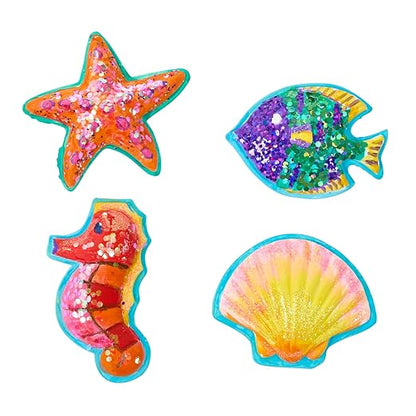 Colorations Decorate Your Own Sea Shapes - Set of 12