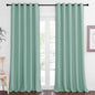 NICETOWN Blackout Curtains 84 Inch Length, Thermal Insulated Curtains for Bedroom Grommet Energy Saving Room Darkening Drapes for Living Room Window, 1 Panel, Aqua Blue, 66" W x 102" L