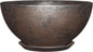 Classic Home and Garden Rosie Modern Planter w/Drainage - Contemporary Planter Bowls - Shallow Round Vases for Small Plants - Versatile Indoor & Outdoor Pots (10” Northern Lights)