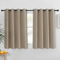 NICETOWN Taupe Blackout Curtain for Living Room - Solid Thermal Insulated Grommet Blackout Panel/Drape for Bedroom Kitchen Window (1 Panel, 52 inches Wide by 54 inches Long)