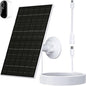 7W Solar Panel for Arlo Essential 2K (2nd Gen), Essential XL & Spotlight Cameras, USB-C Solar Charger for 5V Battery Cameras, IP66 Waterproof, 360° Adjustable Mount, 9.8ft Cable