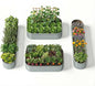 4-Pack 18” Tall Galvanized Raised Garden Beds – Small Space Garden Layout, Fits 170 Sq Ft Yard or Patio, 10x2x1.5 & 6x4x1.5 ft Metal Planter Box for Compact Outdoor Gardening-Brooklyn Grey