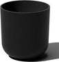 Veradek Mason Series Lima Planter - Round Planter for Indoor or Outdoor Porch/Garden | Made from Plastic-Stone Composite with Drainage Holes | Modern Décor for Succulents, Flowers, Small Plants