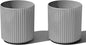 Veradek Demi Series Round Planter for Porch, Patio, Backyard | Durable Plastic-Stone Composite Material | Modern Décor for Tall Plants, Flowers