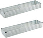 6x1.5x1ft(2 Pack) Galvanized Raised Garden Bed,Outdoor Planter Box Metal Patio Kit Planting Bed for Vegetables Flowers Herb,Silver